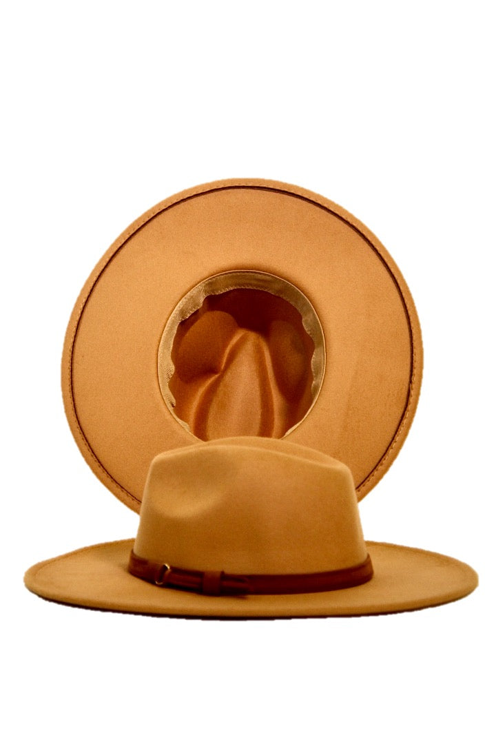 Wide Brim Fedora with a Standard Band