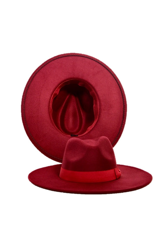 Wide Brim Fedora with a Standard Band